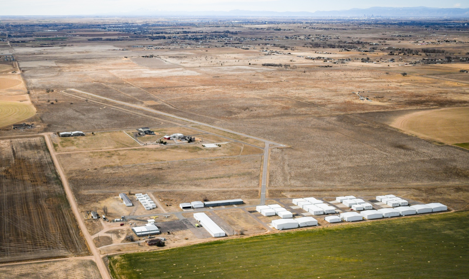 Pilots gathering at Platte Valley Airpark event