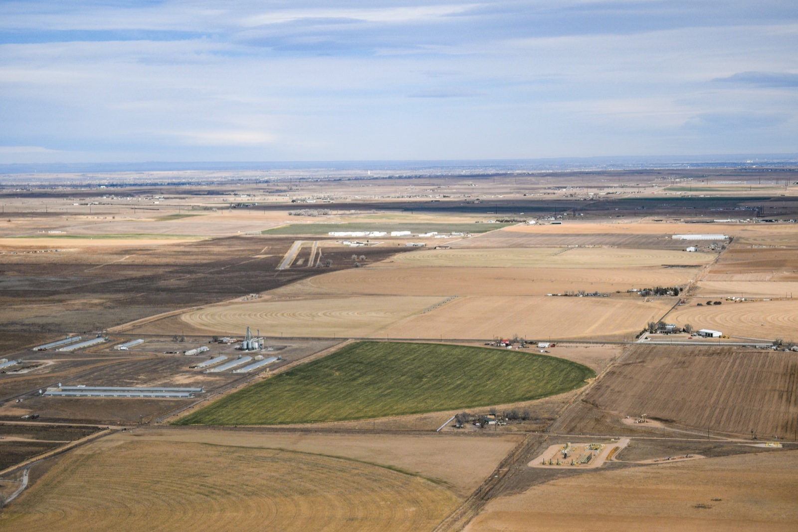 Aircraft taxiing at Platte Valley Airpark