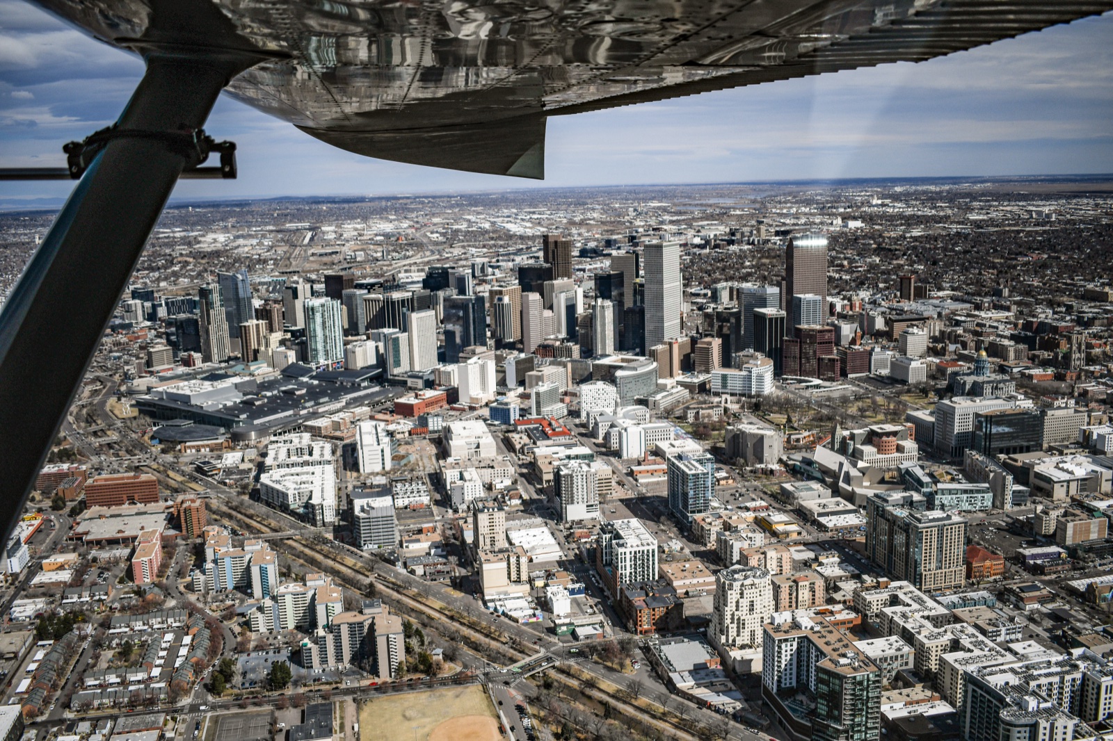 Colorado Front Range scenery from 18V